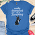 Easily distracted by frenchies - V15 - The Distracting Paw T-Shirt